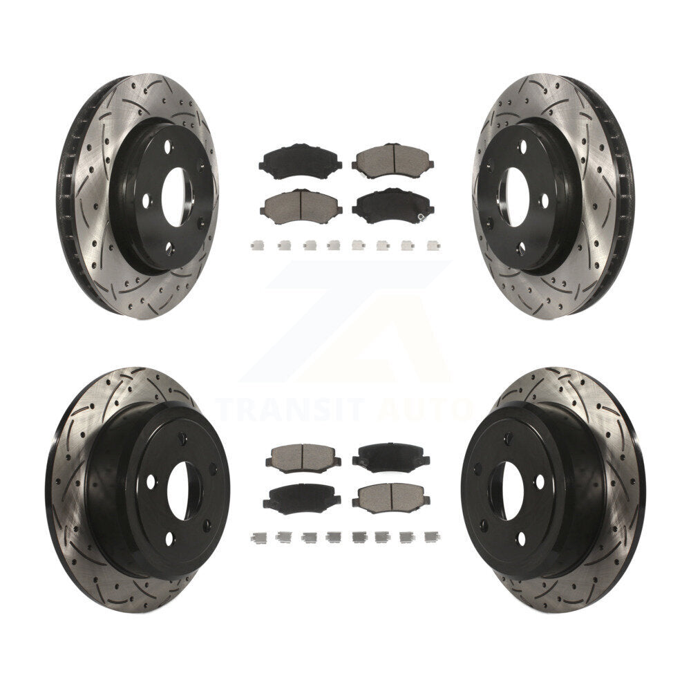 Transit Auto KDC-100658 Disc Brake Kit for 2007-2017 Jeep Wrangler - Front and Rear product image