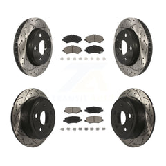 Transit Auto KDC-100658 Disc Brake Kit for 2007-2017 Jeep Wrangler - Front and Rear product image