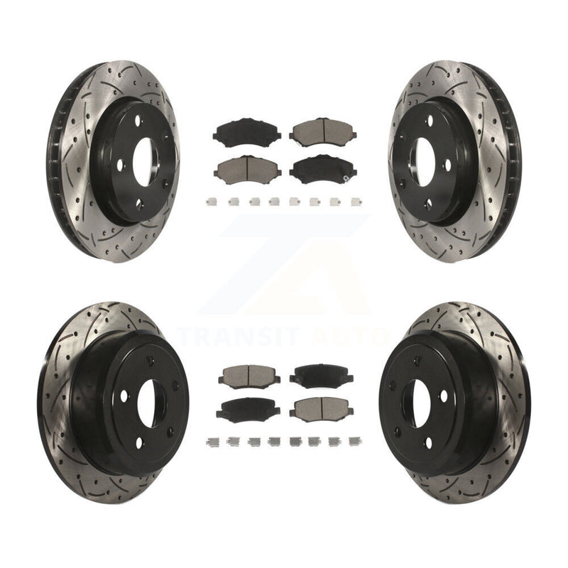 Transit Auto KDC-100658 Disc Brake Kit for 2007-2017 Jeep Wrangler - Front and Rear product image