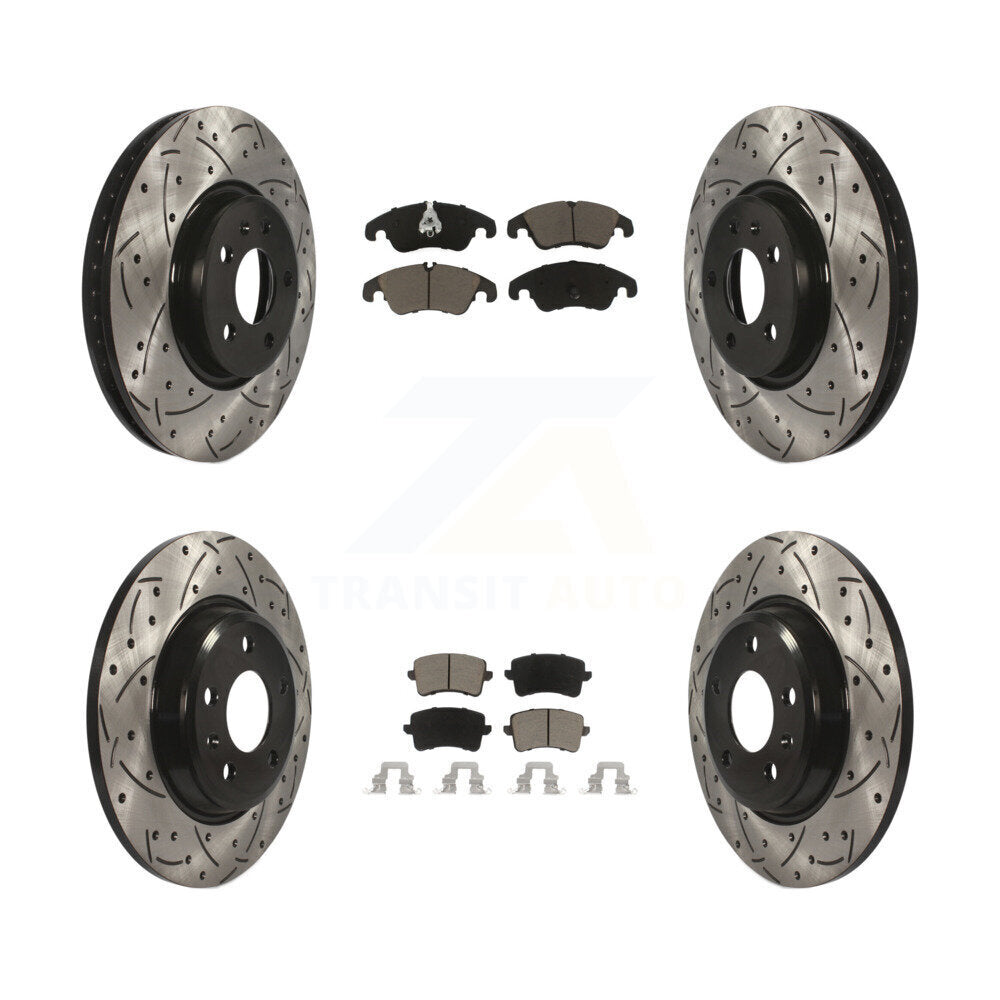 Transit Auto KDC-100659 Disc Brake Kit for 2011-2017 Audi A4 Quattro, Audi A5, Audi A5 Quattro & more - Front and Rear product image