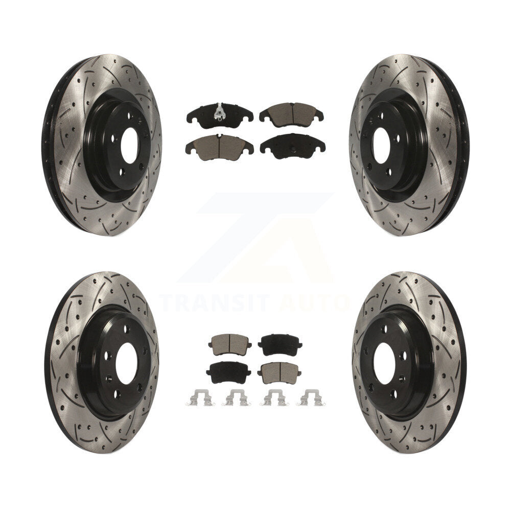 Transit Auto KDC-100661 Disc Brake Kit for 2009-2010 Audi Q5 - Front and Rear product image