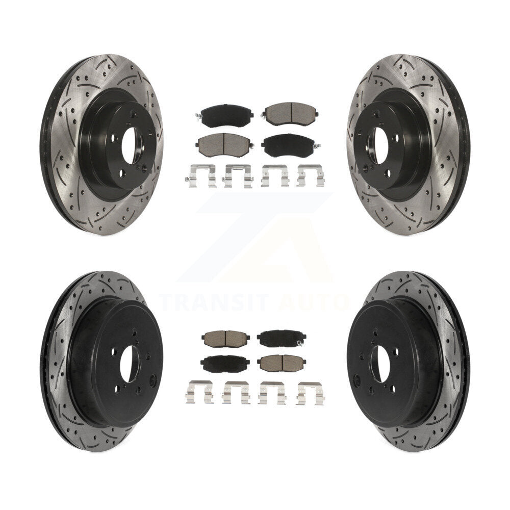 Transit Auto KDC-100662 Disc Brake Kit for 2017-2023 Subaru BRZ, Toyota GR86, Toyota 86 - Front and Rear product image