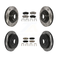 Transit Auto KDC-100662 Disc Brake Kit for 2017-2023 Subaru BRZ, Toyota GR86, Toyota 86 - Front and Rear product image