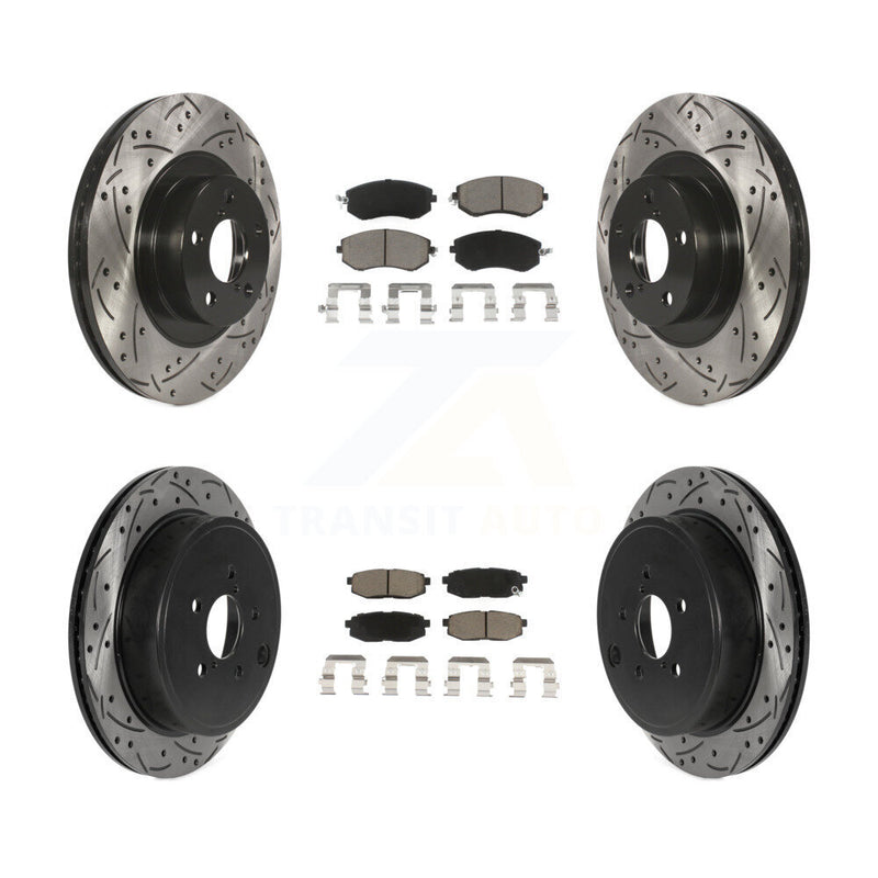 Transit Auto KDC-100662 Disc Brake Kit for 2017-2023 Subaru BRZ, Toyota GR86, Toyota 86 - Front and Rear product image