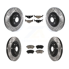 Transit Auto KDC-100663 Disc Brake Kit for 2017-2020 Audi A4 allroad, Audi A6 Quattro, Audi A5 Quattro & more - Front and Rear product image