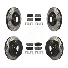 Transit Auto KDC-100668 Disc Brake Kit for 2010-2017 GMC Terrain, Chevrolet Equinox - Front and Rear product image