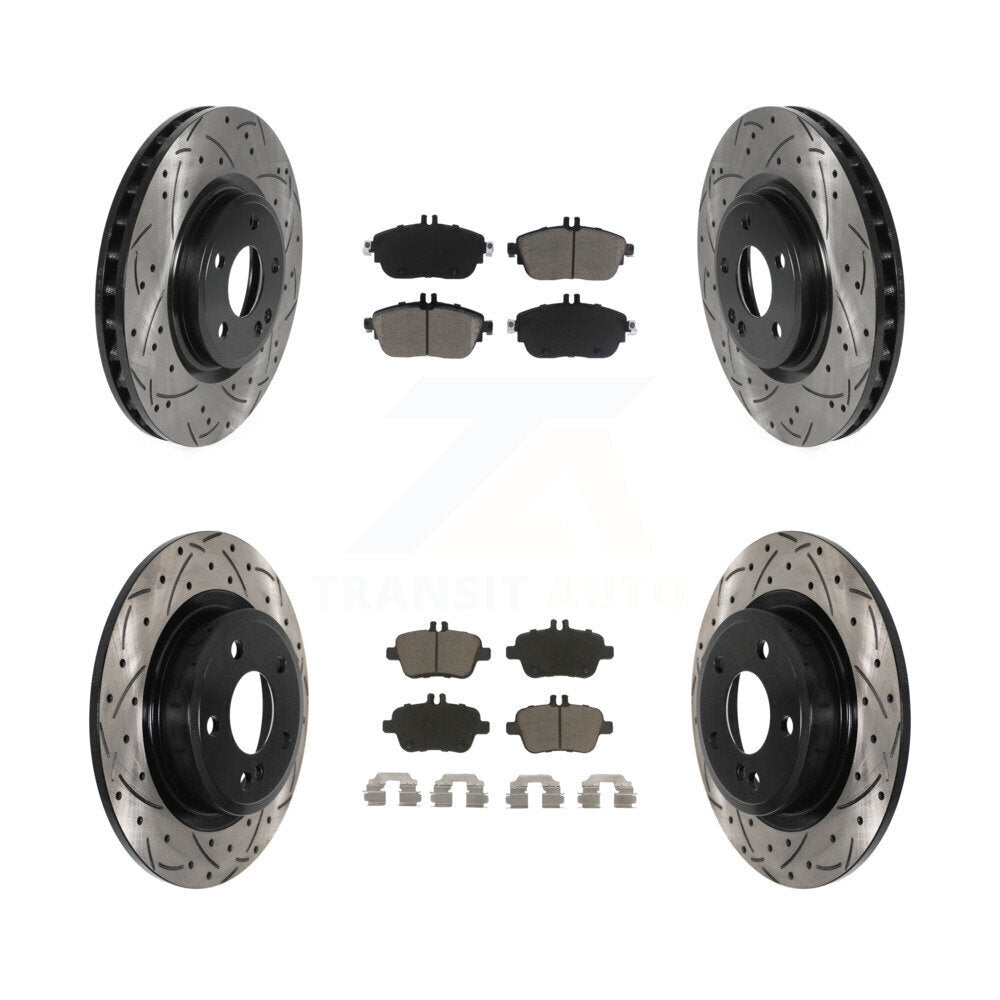 Transit Auto KDC-100669 Disc Brake Kit for 2013-2020 INFINITI QX30, Mercedes-Benz CLA250, Mercedes-Benz GLA250 & more - Front and Rear product image
