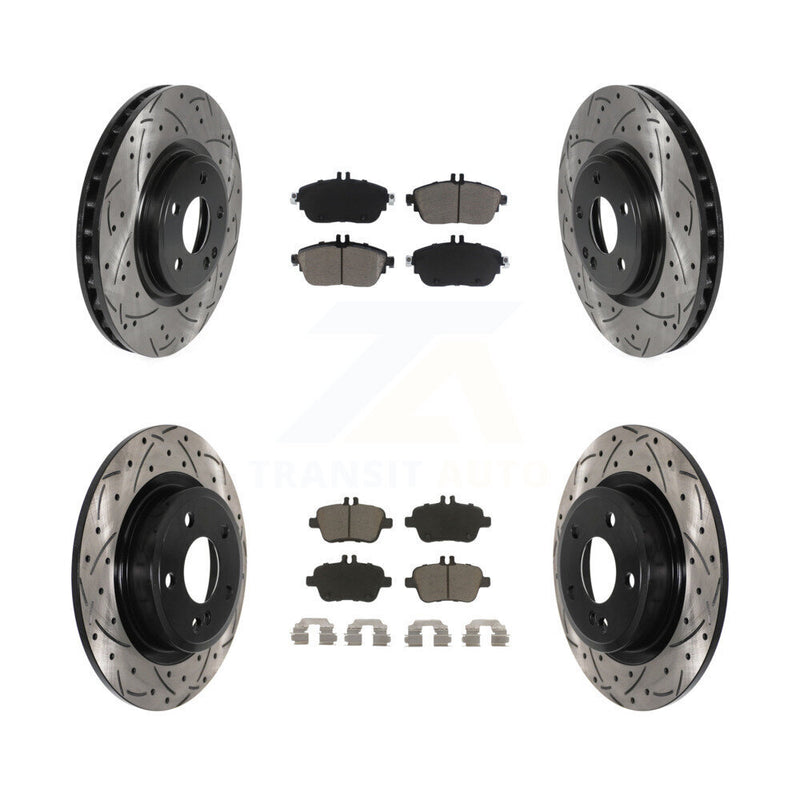 Transit Auto KDC-100669 Disc Brake Kit for 2013-2020 INFINITI QX30, Mercedes-Benz CLA250, Mercedes-Benz GLA250 & more - Front and Rear product image