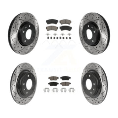 Transit Auto KDC-100672 Disc Brake Kit for 2006-2013 Mazda 6, Lincoln MKZ, Ford Fusion & more - Front and Rear product image