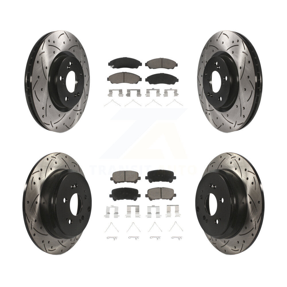 Transit Auto KDC-100675 Disc Brake Kit for 2007-2015 Acura ZDX, Honda Pilot, Acura MDX - Front and Rear product image