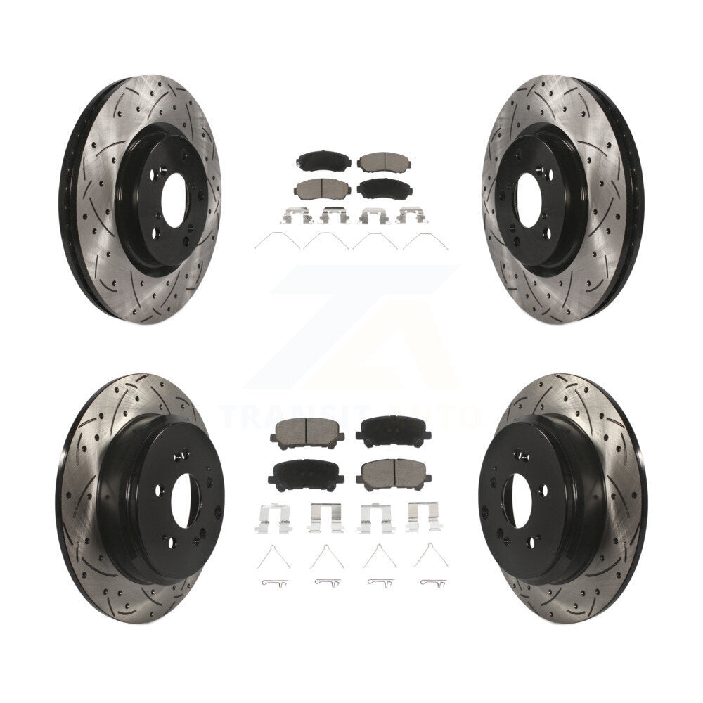 Transit Auto KDC-100676 Disc Brake Kit for 2011-2014 Honda Odyssey - Front and Rear product image