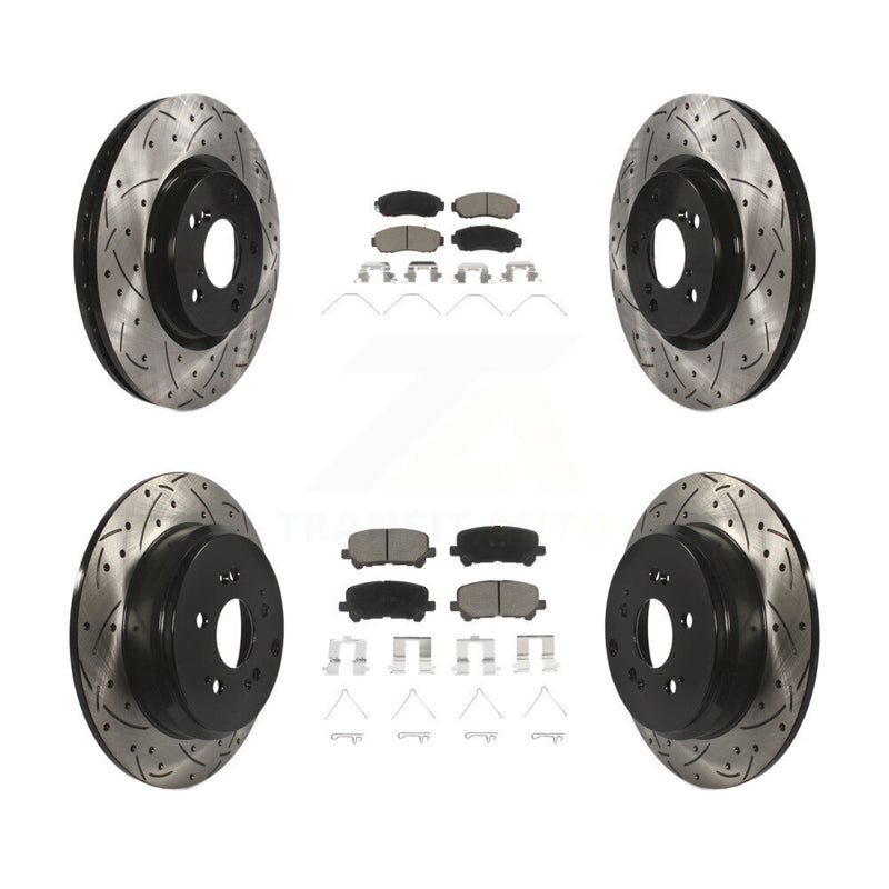 Transit Auto KDC-100676 Disc Brake Kit for 2011-2014 Honda Odyssey - Front and Rear product image