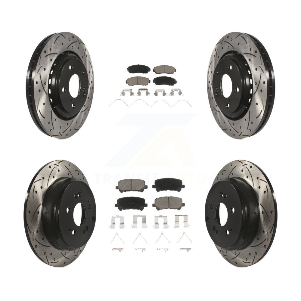 Transit Auto KDC-100677 Disc Brake Kit for 2015-2017 Honda Odyssey - Front and Rear product image