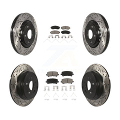 Transit Auto KDC-100677 Disc Brake Kit for 2015-2017 Honda Odyssey - Front and Rear product image