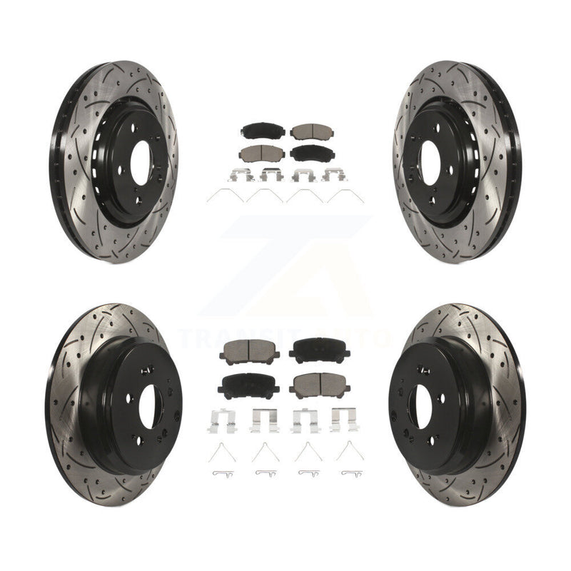 Transit Auto KDC-100677 Disc Brake Kit for 2015-2017 Honda Odyssey - Front and Rear product image