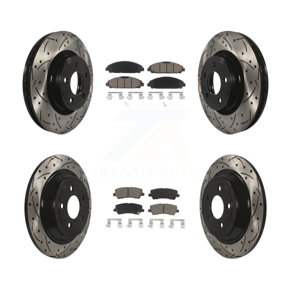 Transit Auto KDC-100679 Disc Brake Kit for 2015-2017 Ford Mustang - Front and Rear product image