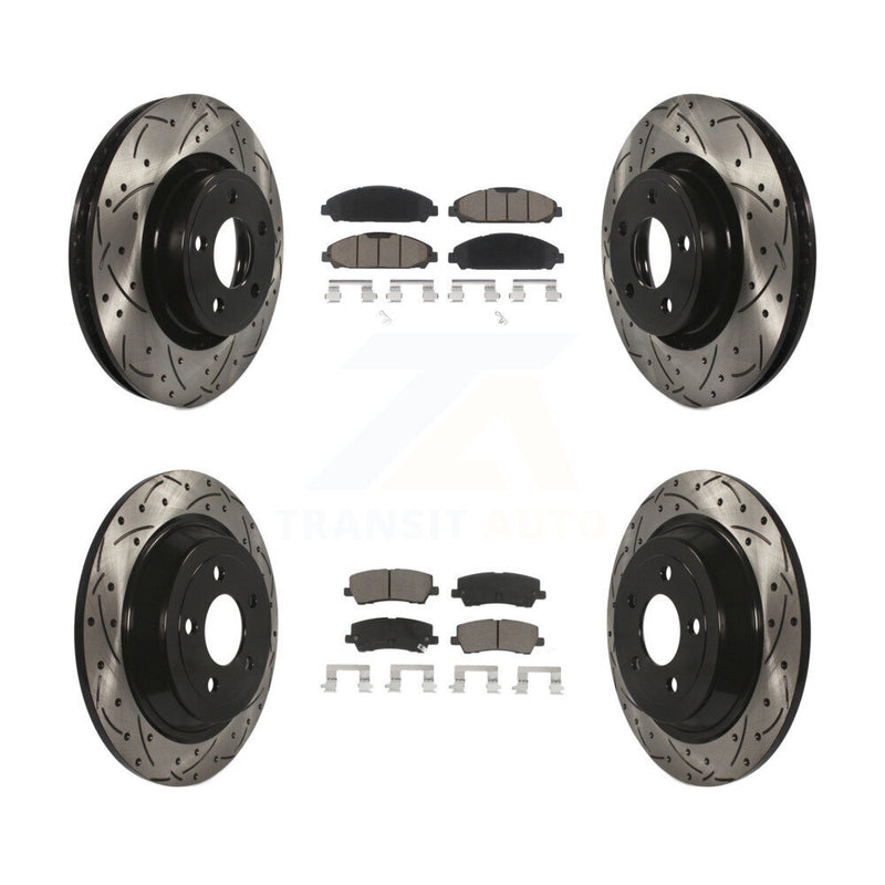 Transit Auto KDC-100679 Disc Brake Kit for 2015-2017 Ford Mustang - Front and Rear product image
