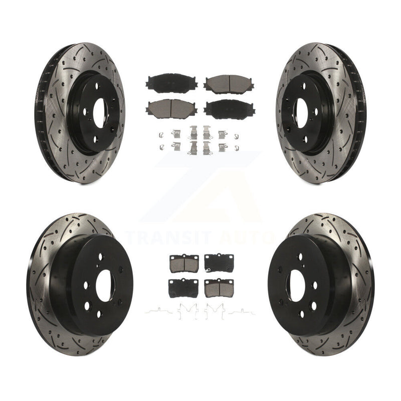 Transit Auto KDC-100681 Disc Brake Kit for 2006-2011 Lexus IS250 - Front and Rear product image