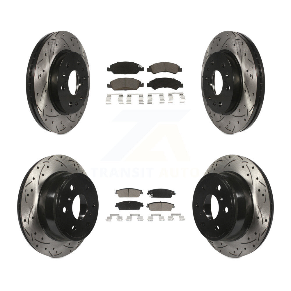Transit Auto KDC-100683 Disc Brake Kit for 2008-2014 Chevrolet Silverado 1500, Chevrolet Tahoe, Cadillac Escalade & more - Front and Rear product image