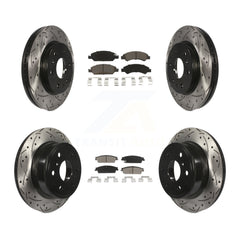 Transit Auto KDC-100683 Disc Brake Kit for 2008-2014 Chevrolet Silverado 1500, Chevrolet Tahoe, Cadillac Escalade & more - Front and Rear product image