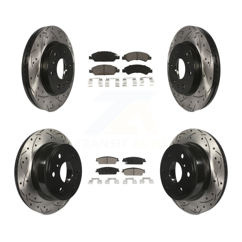 Transit Auto KDC-100683 Disc Brake Kit for 2008-2014 Chevrolet Silverado 1500, Chevrolet Tahoe, Cadillac Escalade & more - Front and Rear product image