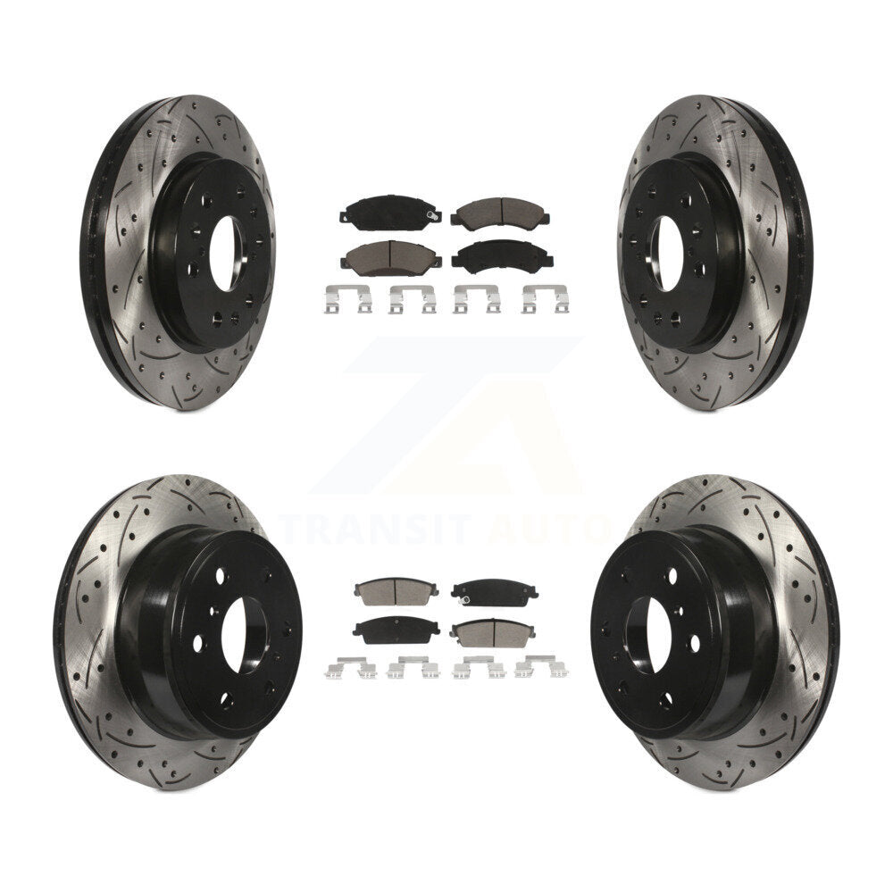 Transit Auto KDC-100684 Disc Brake Kit for 2007 Cadillac Escalade, Cadillac Escalade ESV, Cadillac Escalade EXT & more - Front and Rear product image
