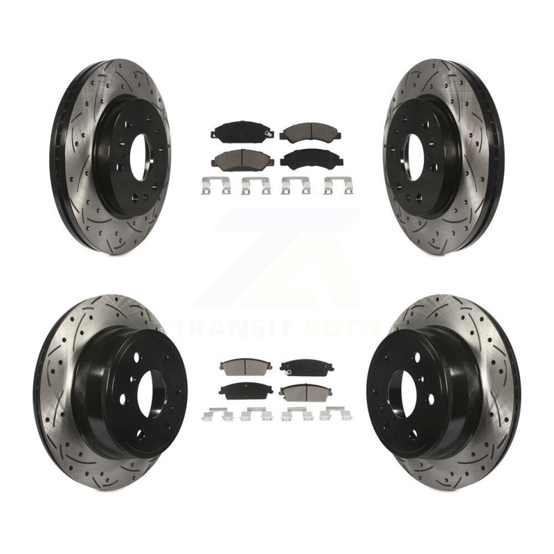 Transit Auto KDC-100684 Disc Brake Kit for 2007 Cadillac Escalade, Cadillac Escalade ESV, Cadillac Escalade EXT & more - Front and Rear product image
