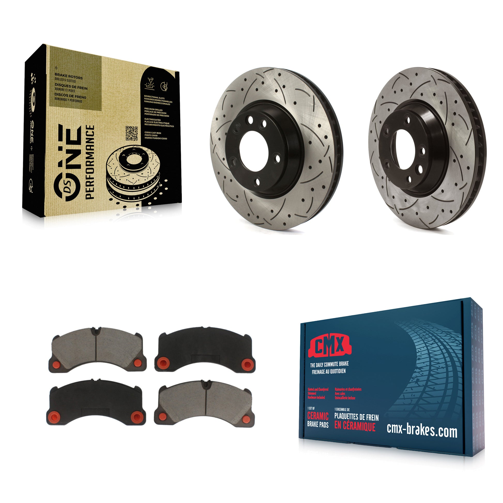 Transit Auto KDC-100689 Disc Brake Kit for 2011-2013 Porsche Cayenne - Front product image