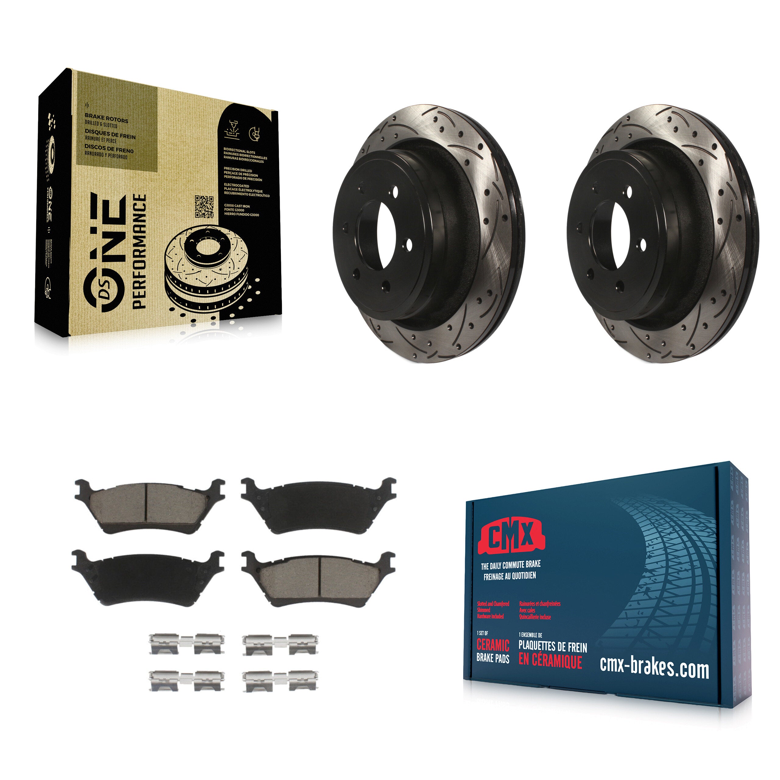 Transit Auto KDC-100694 Disc Brake Kit for 2012-2020 Ford F-150 - Rear product image