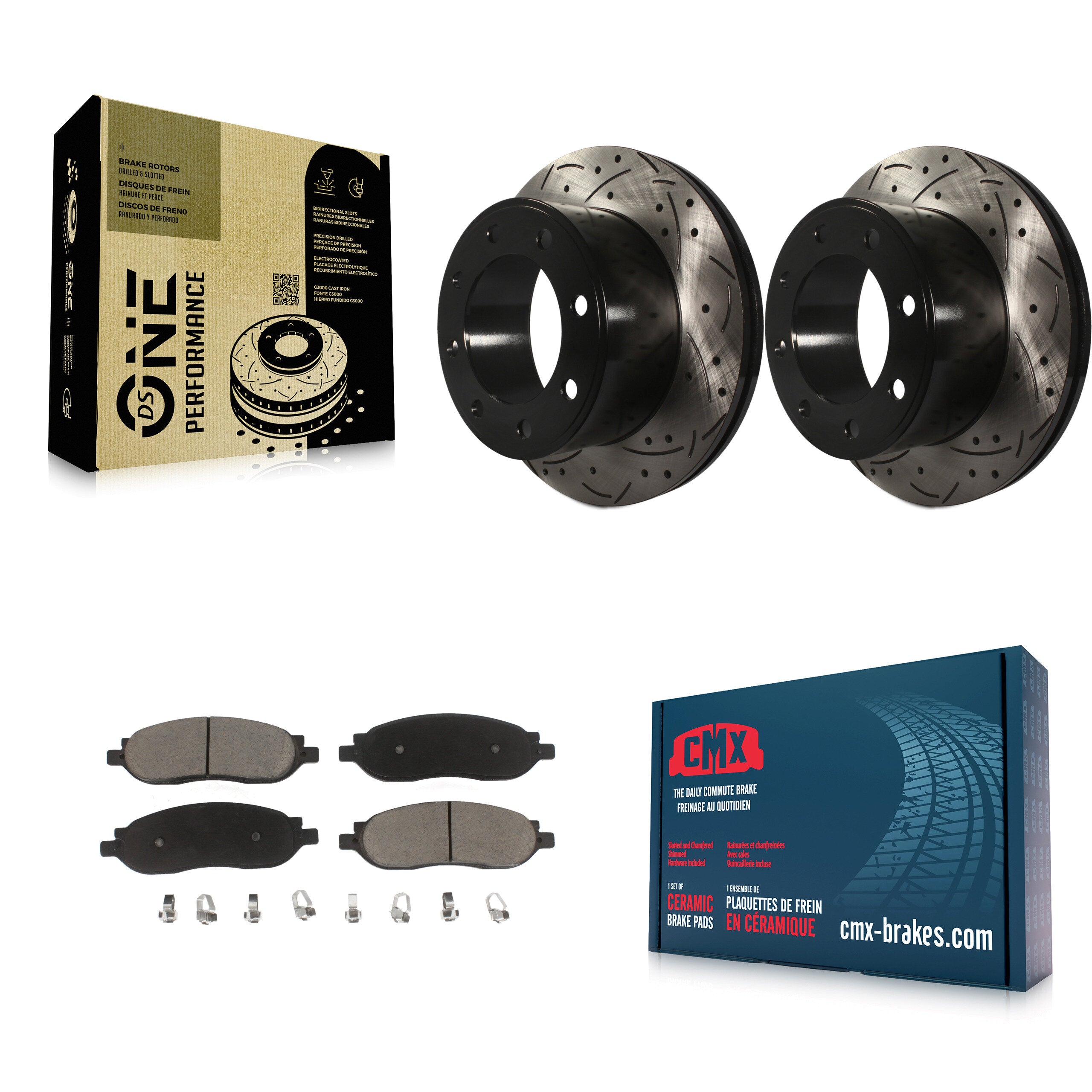 Transit Auto KDC-100700 Disc Brake Kit for 2005-2007 Ford F-250 Super Duty, Ford F-350 Super Duty - Rear product image