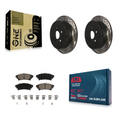 Transit Auto KDC-100701 Disc Brake Kit for 2010-2020 Toyota Highlander, Toyota Sienna, Lexus RX350 & more - Rear product image