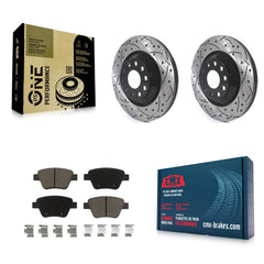 Transit Auto KDC-100704 Disc Brake Kit for 2011-2013 Volkswagen GTI, Audi A3 Quattro - Rear product image