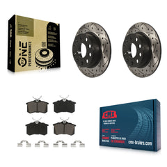 Transit Auto KDC-100713 Disc Brake Kit for 2017-2019 Volkswagen Golf Alltrack - Rear product image