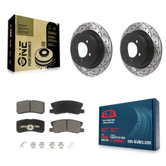 Transit Auto KDC-100716 Disc Brake Kit for 2007-2017 Mitsubishi Lancer, Mitsubishi Outlander, Chrysler 200 & more - Rear product image