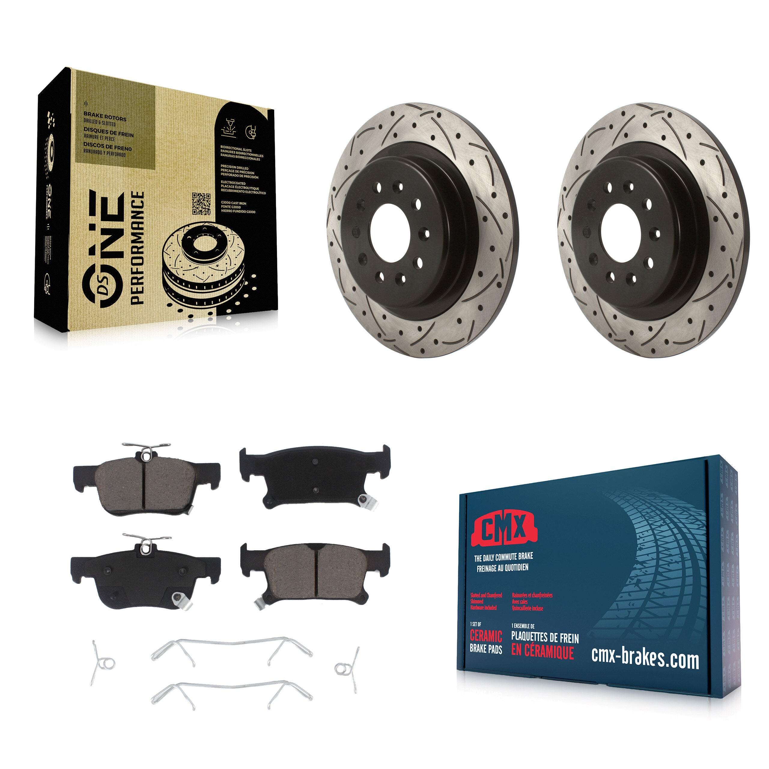 Transit Auto KDC-100726 Disc Brake Kit for 2016-2018 Buick Envision - Rear product image