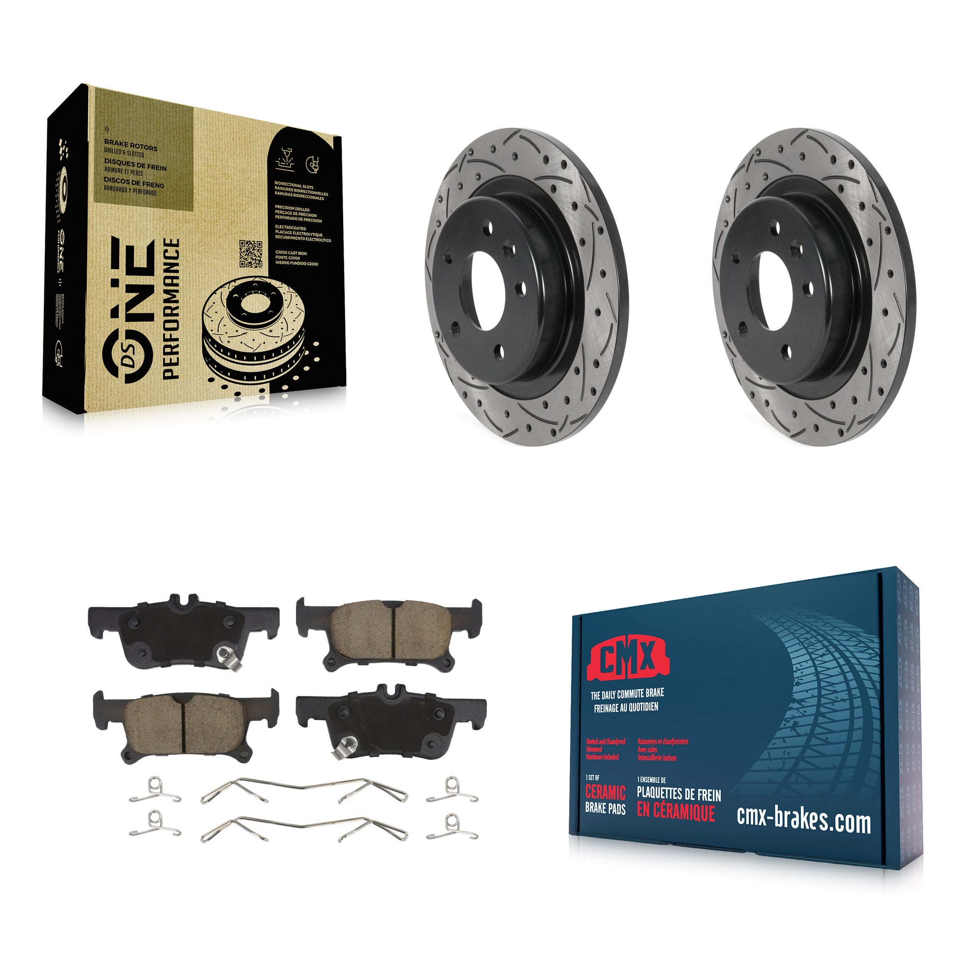 Transit Auto KDC-100727 Disc Brake Kit for 2016-2019 Buick Envision - Rear product image
