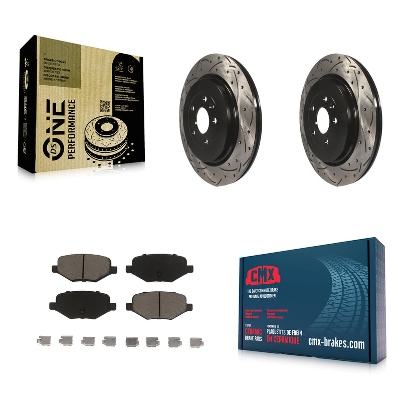 Transit Auto KDC-100729 Disc Brake Kit for 2012-2019 Ford Taurus, Lincoln MKT, Ford Explorer & more - Rear product image