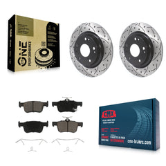 Transit Auto KDC-100741 Disc Brake Kit for 2017-2020 Honda Civic - Rear product image