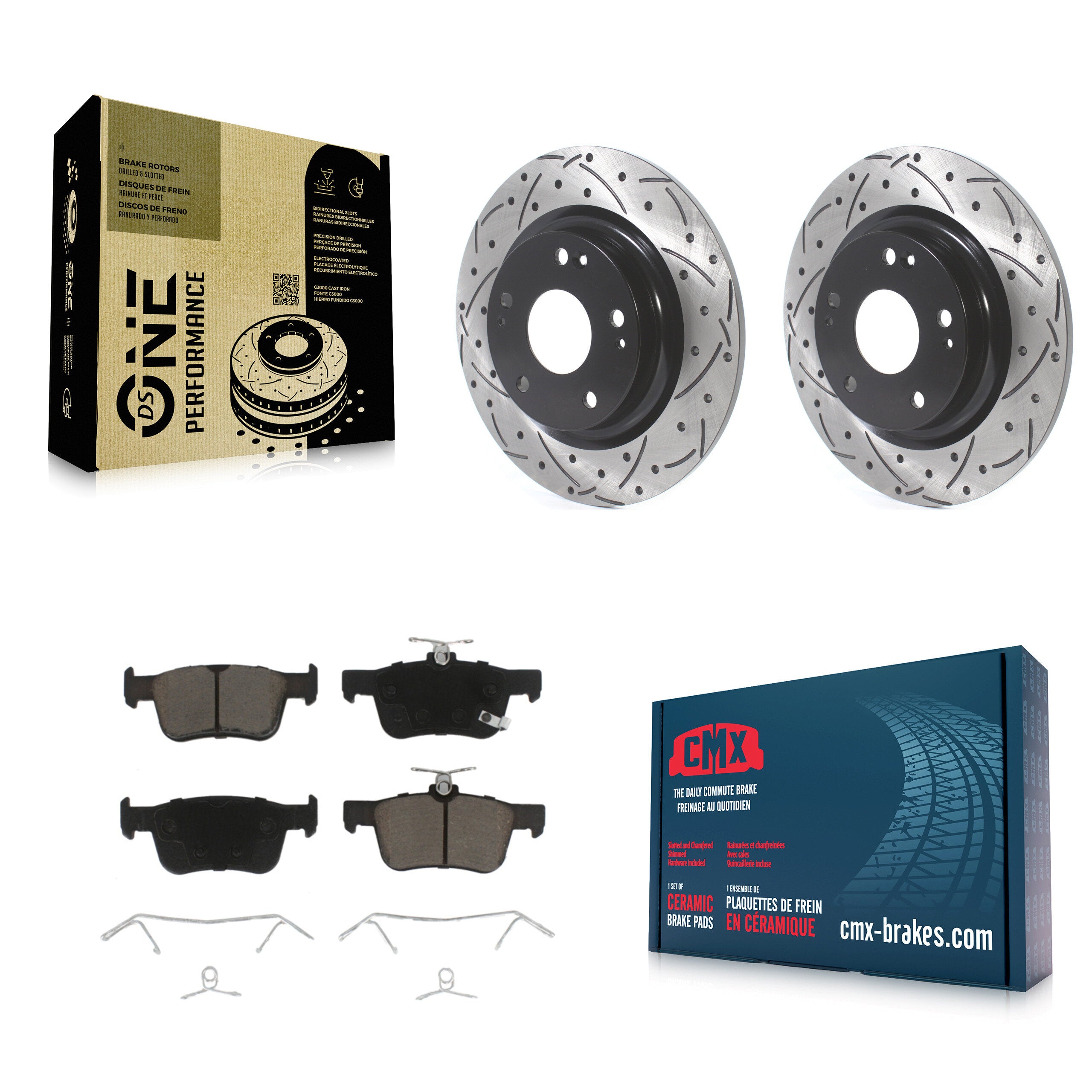 Transit Auto KDC-100741 Disc Brake Kit for 2017-2020 Honda Civic - Rear product image