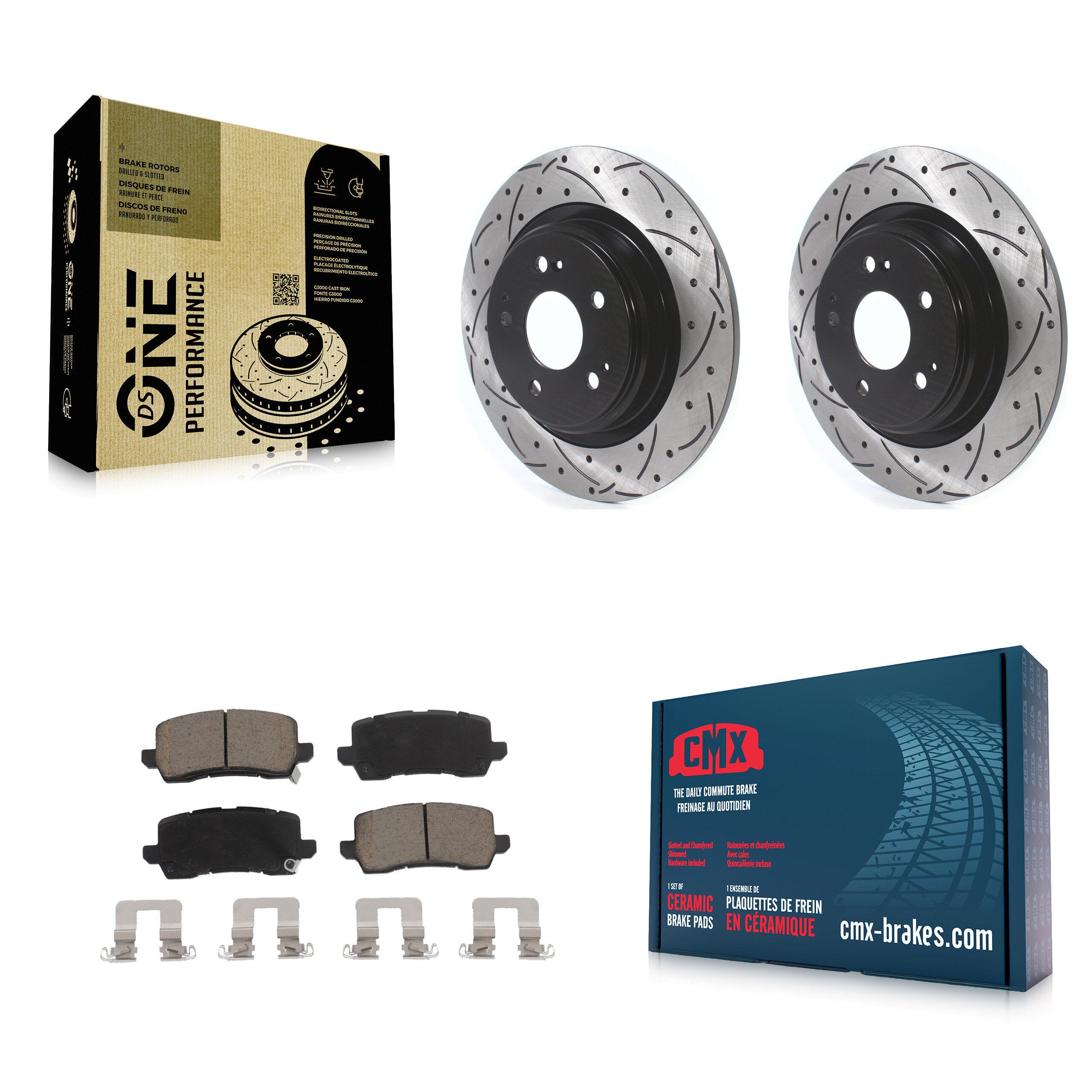 Transit Auto KDC-100746 Disc Brake Kit for 2017-2020 Acura MDX - Rear product image