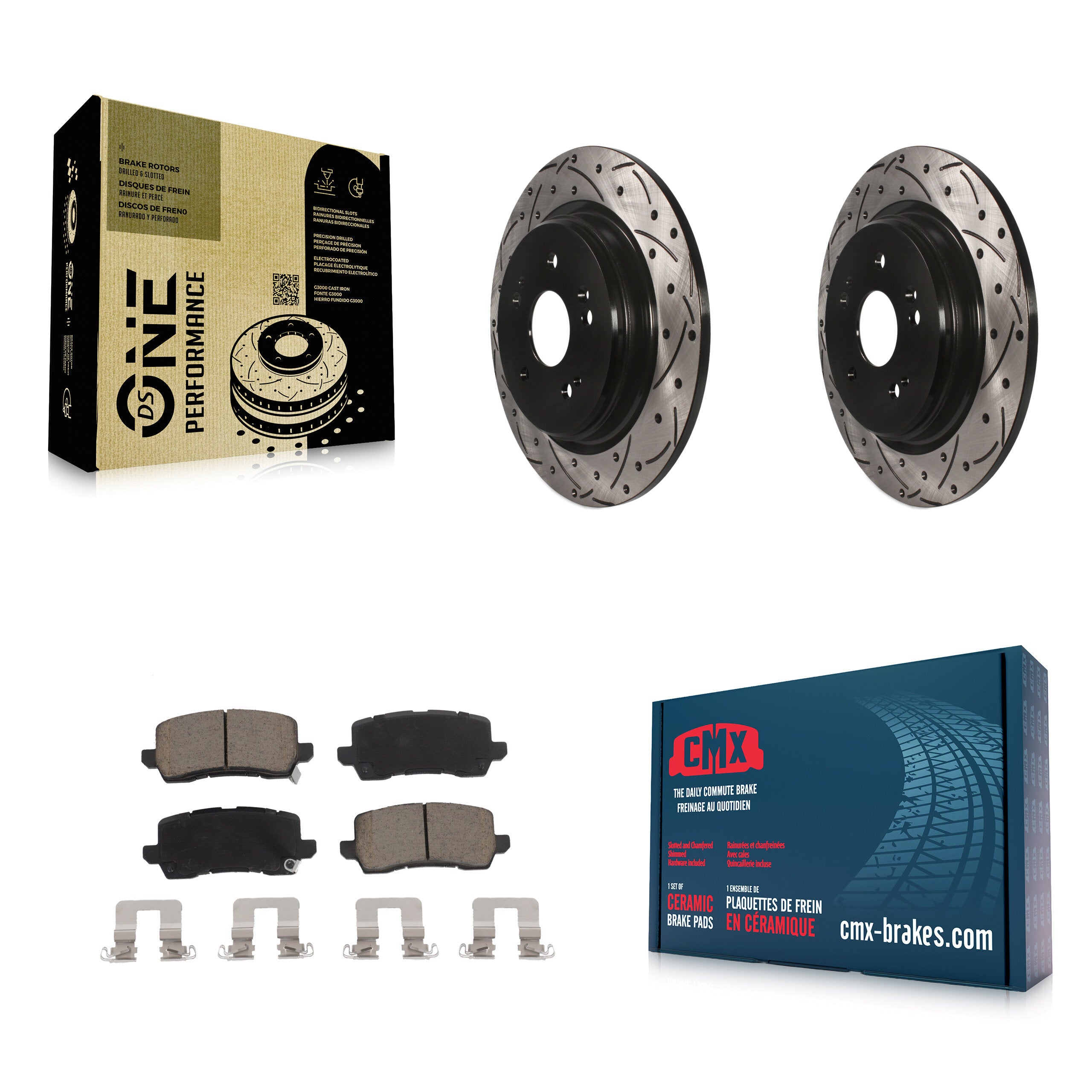 Transit Auto KDC-100747 Disc Brake Kit for 2015-2020 Acura TLX - Rear product image