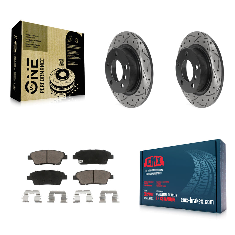 Transit Auto KDC-100758 Disc Brake Kit for 2012-2016 Mini Cooper Paceman, Mini Cooper Countryman - Rear product image