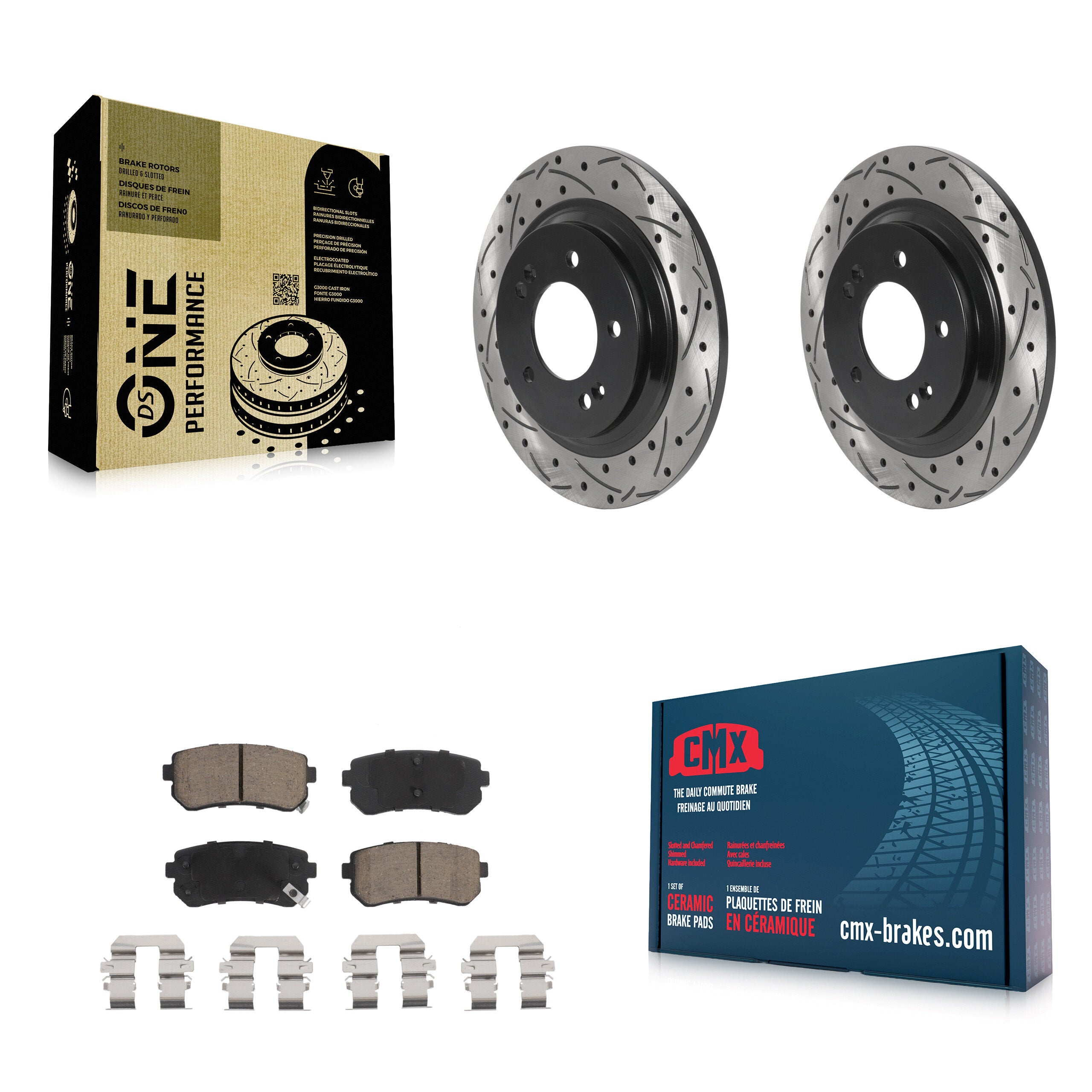 Transit Auto KDC-100769 Disc Brake Kit for 2016 Kia Optima - Rear product image