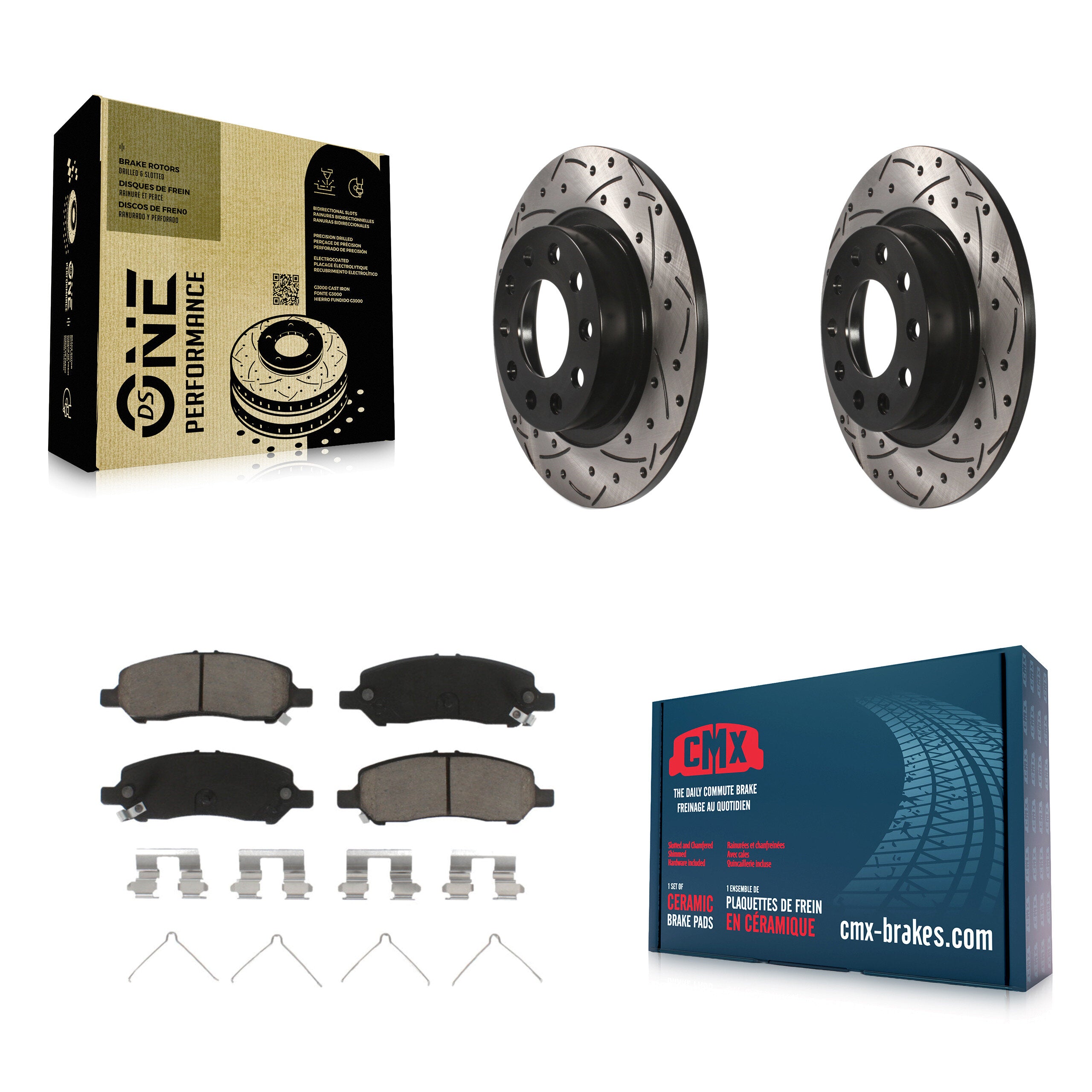 Transit Auto KDC-100772 Disc Brake Kit for 2013-2016 Dodge Dart - Rear product image