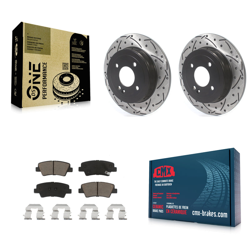 Transit Auto KDC-100775 Disc Brake Kit for 2011 Hyundai Accent - Rear product image