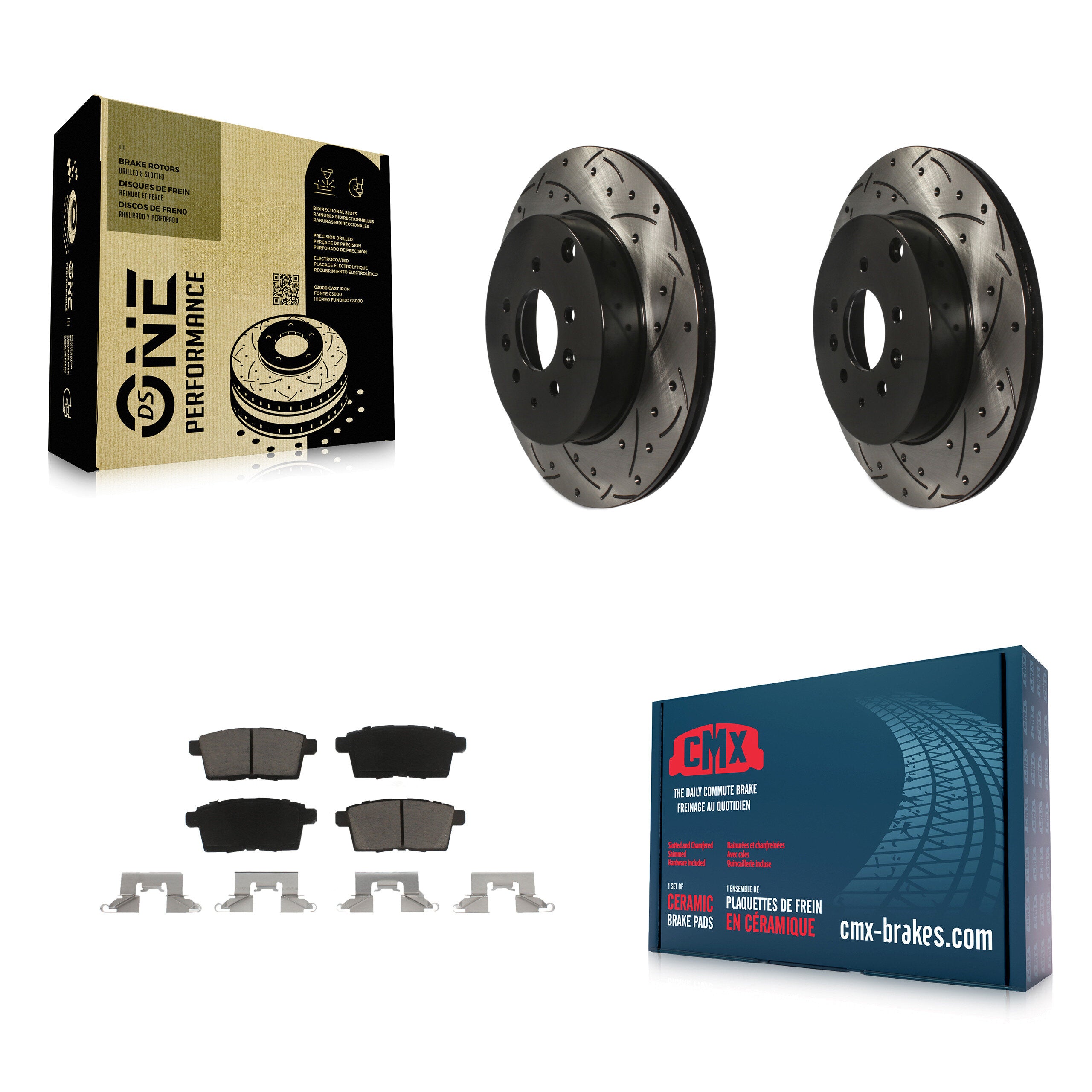 Transit Auto KDC-100776 Disc Brake Kit for 2007-2015 Mazda CX-9 - Rear product image
