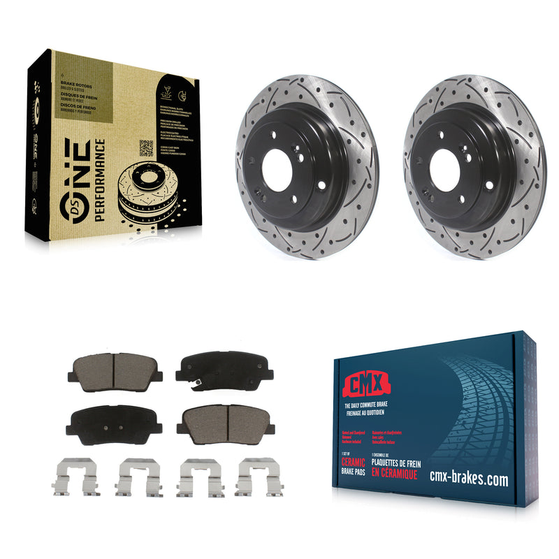 Transit Auto KDC-100777 Disc Brake Kit for 2010-2016 Hyundai Genesis Coupe - Rear product image