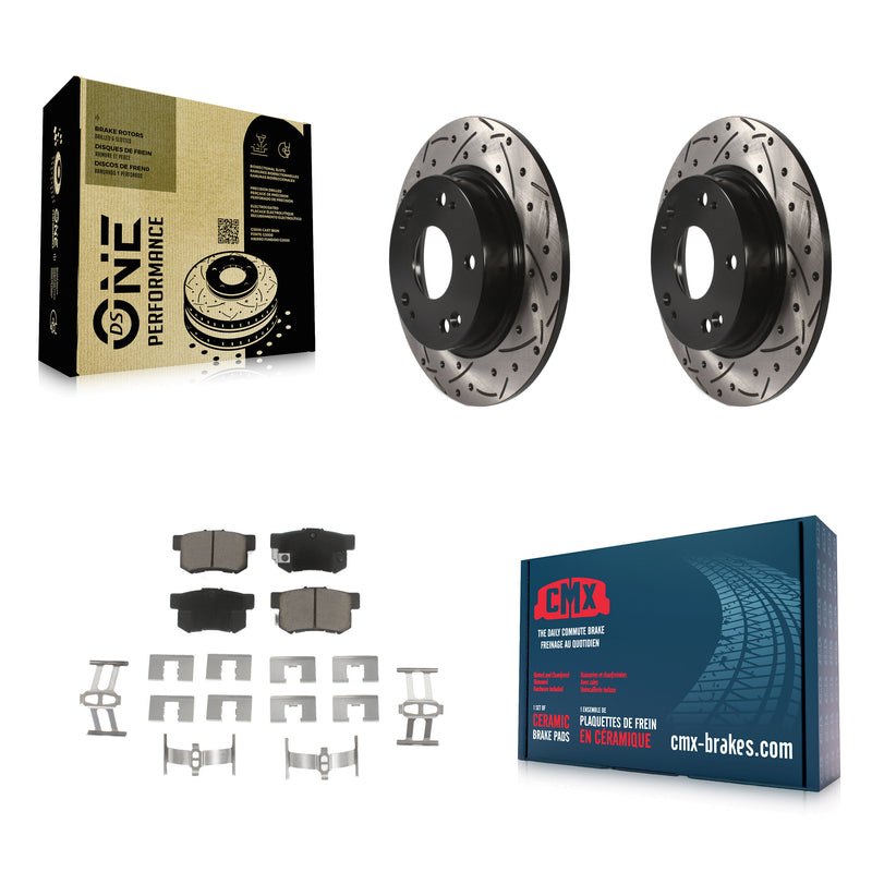 Transit Auto KDC-100782 Disc Brake Kit for 2006-2015 Honda Civic, Acura ILX, Acura CSX - Rear product image