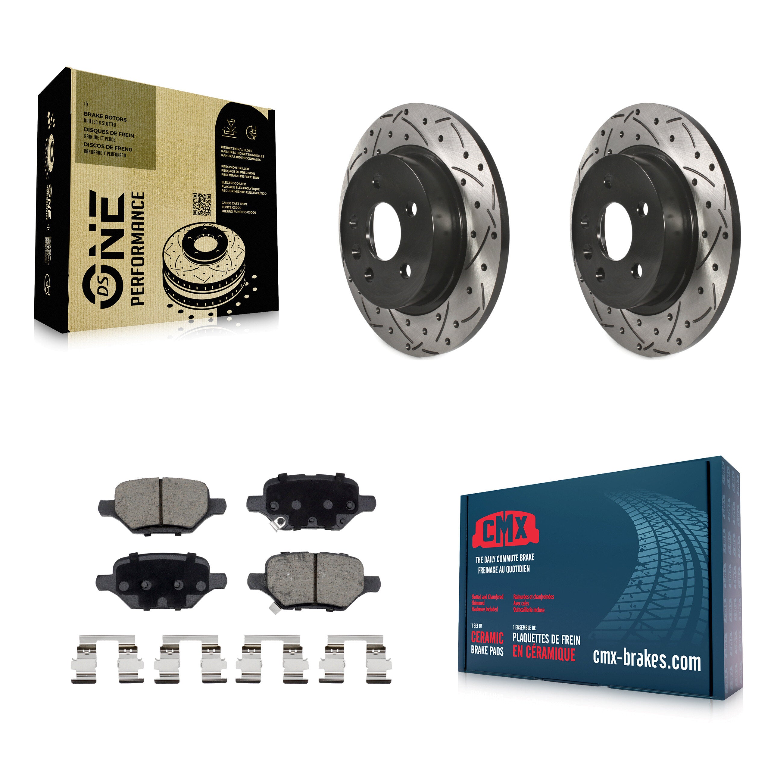 Transit Auto KDC-100784 Disc Brake Kit for 2018-2022 Buick Encore, Chevrolet Trax - Rear product image