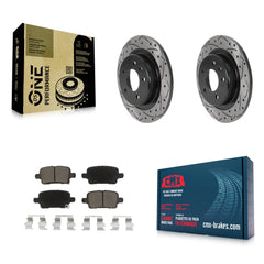 Transit Auto KDC-100793 Disc Brake Kit for 2016-2020 Buick Regal Sportback, Buick Regal TourX, Chevrolet Equinox & more - Rear product image